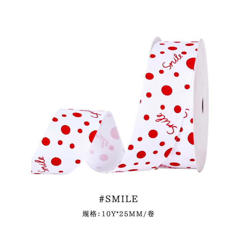 Nueva recomendar cinta de Yao Ming caja de regalo transfronteriza cinta de regalo flor correa de embalaje 9 M impresionante cinta de lunares