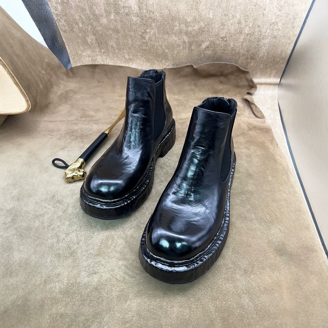 Высококачественные мужские ботинки Martin 2024, новая модель, увеличивающие рост, челси-ботинки, ботинки до середины икры, зимний стиль, крутые и стильные.