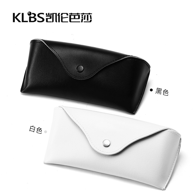 太陽鏡盒 按扣復古鏡盒 墨鏡包裝盒 皮質眼鏡盒可印LOGO男女同款