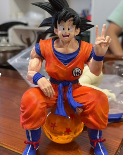 ZF ドラゴンボール 座る悟空 ロッド 小悟空 ドラゴンボール ベジータ 座るドラゴンボール 悟空 アニメ フィギュア|undefined