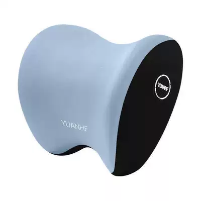 Waist support cushion for driving, seat lumbar - sky-blue-headrest-1-piece-universal