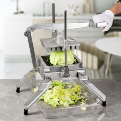 レタスの手動野菜切り機は多種の規格があります。商用野菜切り機の前置き料理は省力レバーで野菜を切ります。