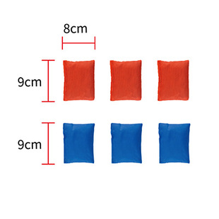 Cross-Border Oxford Cloth Single Blue and Red Sandbag Bag Fun Sandbag Throwing Game Sports Toys Sporting Goods