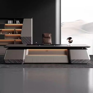 Spont Boss Desk Office Desk and Chair Combination Simple Modern Manager Desk President Desk Office Furniture