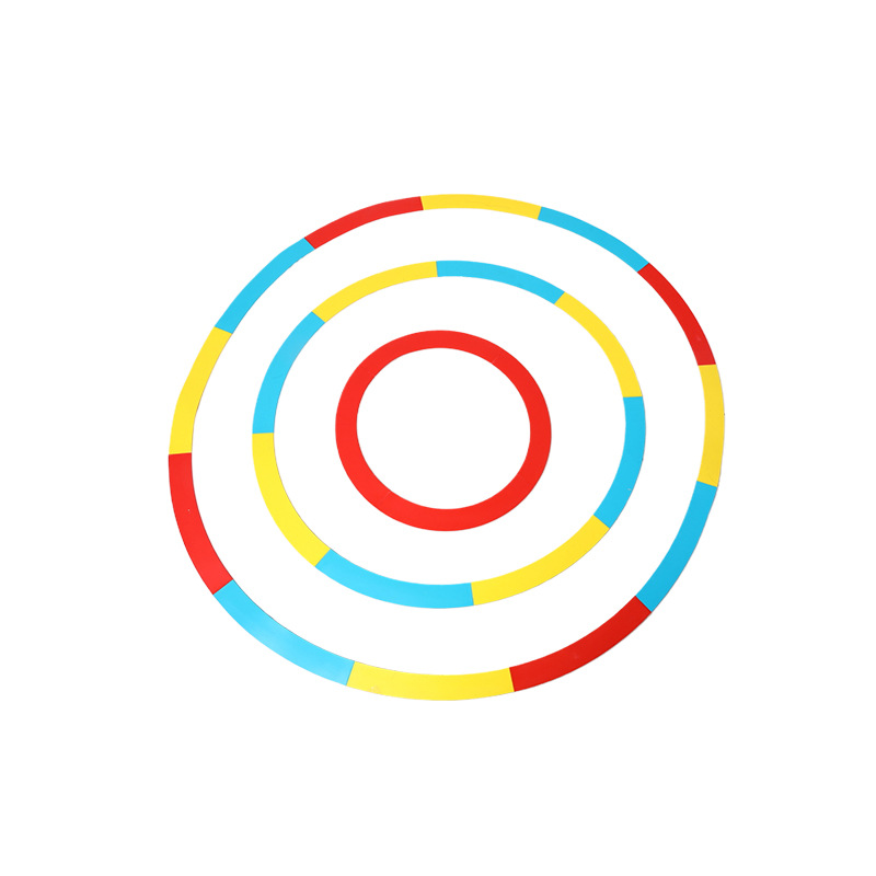 Círculo de objetivo de golf Círculo de objetivo de silicona tres en uno Anillo de juego de anillo suave de putt para niños de color grande, mediano y pequeño