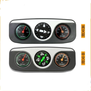 New LC-3 three-in-one multifunctional car compass with thermometer, car accessory, in stock