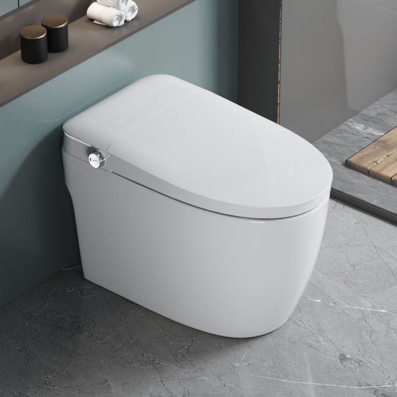 Cross-Border Smart Toilet Fully Automatic Household Foam Shield No Water Pressure Limit All-In-One Electric Smart Toilet