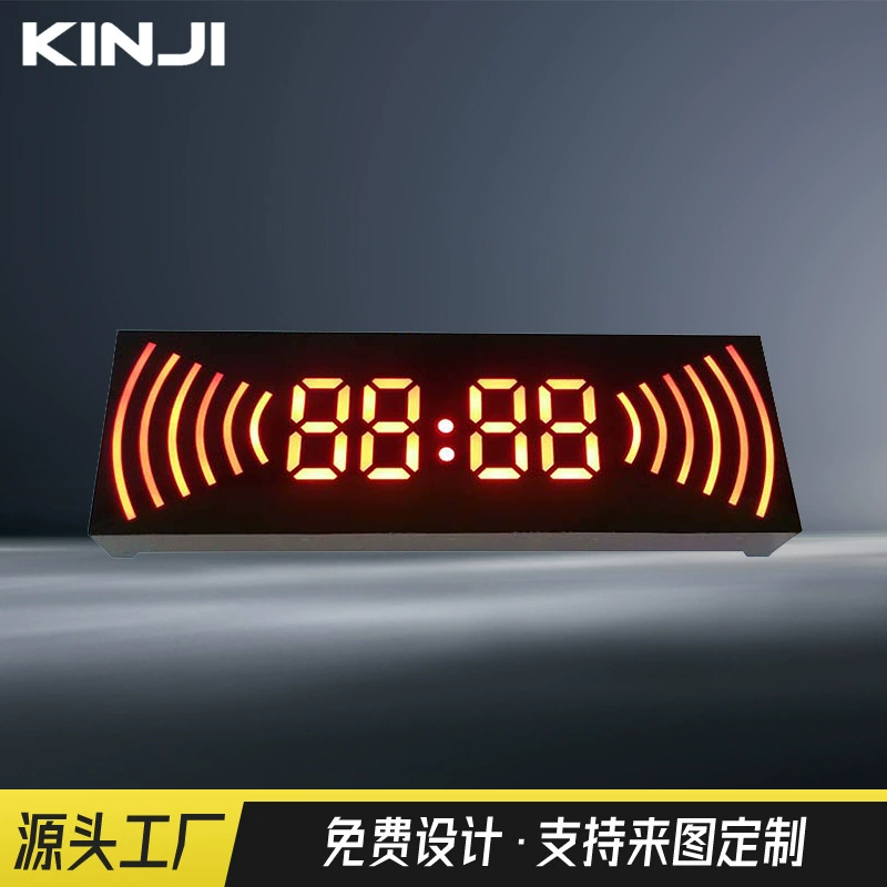 Прямые поставки с завода: цифровые часы с LED-дисплеем, полноцветный сегментный дисплей с высокой яркостью.