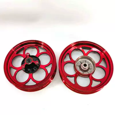 Motorcycle wheel hub – Rim Steel Rim Bell - hot-wheels-red-front-disc-and-rear-drum