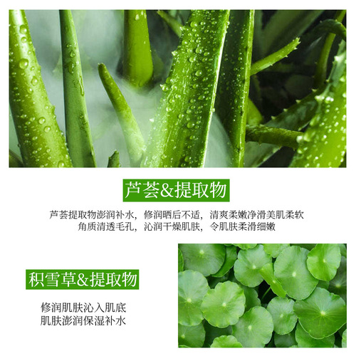 Fanzhen Centella asiatica soothing aloe vera gel, hydrating, moisturizing, refreshing and non-sticky, facial care aloe vera gel