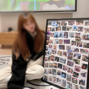 diy Photo Frame Photo Wall Partido Frame Wash Photo Wall Frame Couple Gift Solid Wood Photo Frame