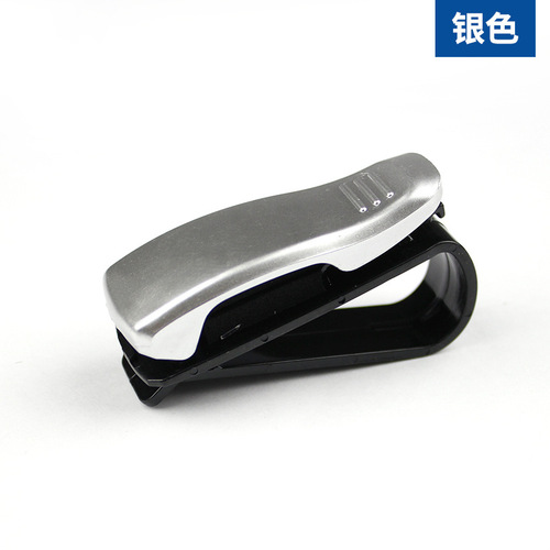 Sunshade Storage Multi-functional Genuine Leather Car Sunglasses Case Car Sunglasses Clip Auto Accessories Car Sunshield Sunglasses Holder