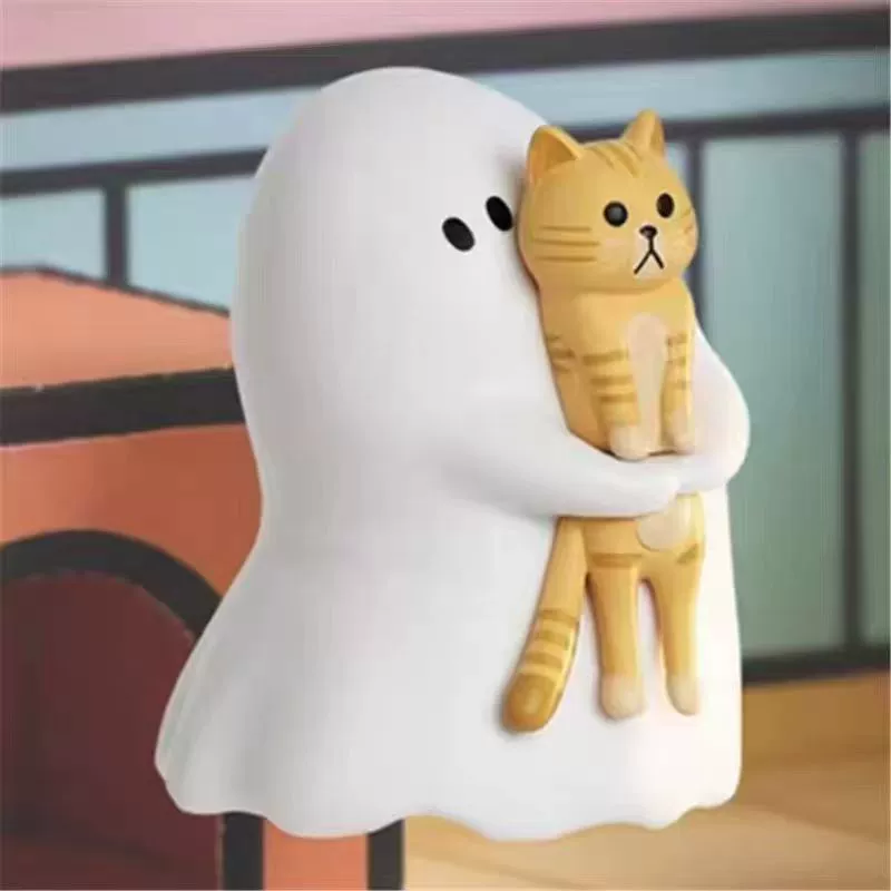 52TOYS Маленький призрак Покажи мне мою кошку Серия слепого бокса фигурка-кукла милый подвеска украшение для девочек подарок