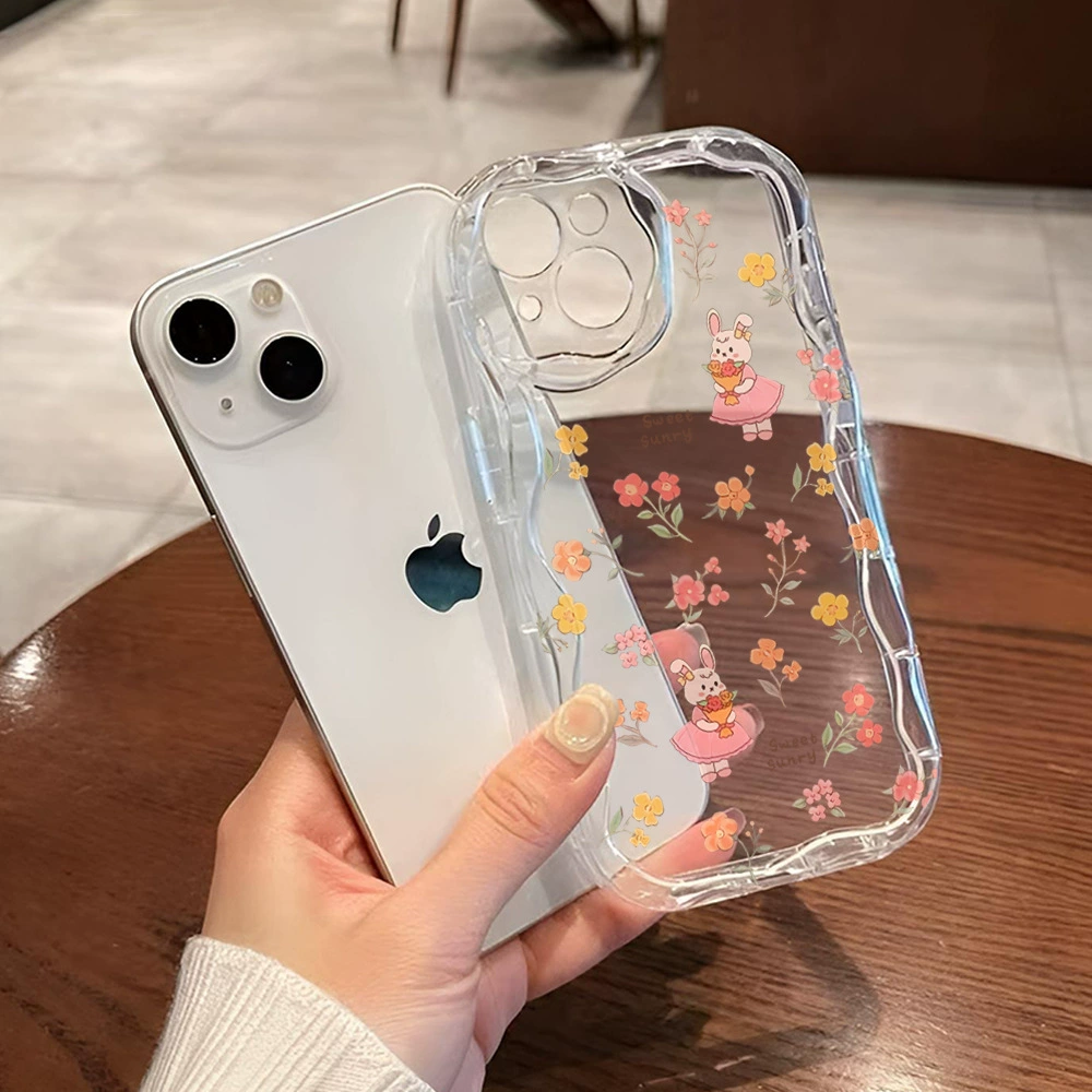 Apple, iPhone12, свежий совместимый кремовый чехол для телефона, с цветочным принтом, 12прот+макс