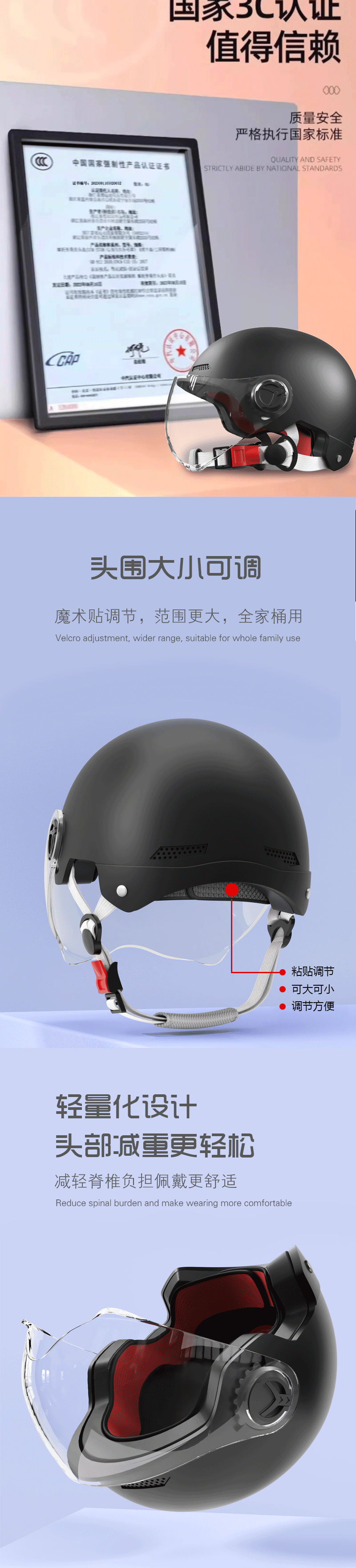 Electric Motorcycle Helmet for Men and Women