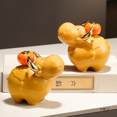 豪華な装飾品、開店、オフィス、新築祝いの装飾、虹のような幸運、創造的な陶器の装飾品