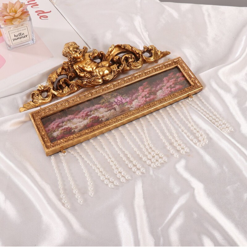 Resin Retro European Photo Frame Family Living Room Bedroom Photo Frame Combination Pearl Hanging Chain Photo Frame Large Quantity Discount Resin Retro European Photo Frame Family Living Room Bedroom Photo Frame Combination Pearl Hanging Chain Photo Frame Large Quantity Discount
