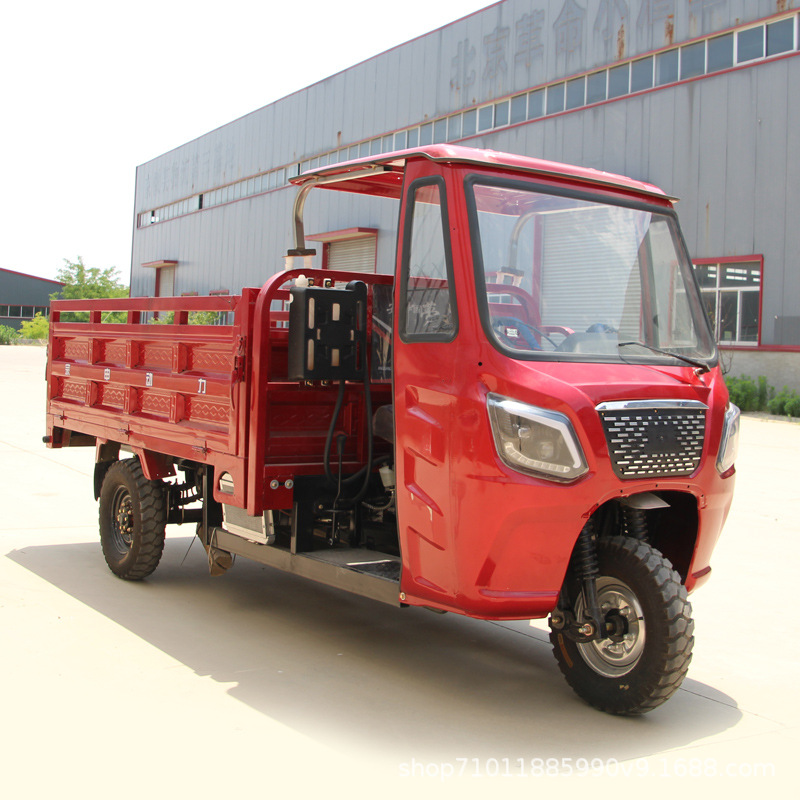 Semicerrado de lujo tolva de semicerrado camión de combustible tricicletas tricicletas transfronterizas domésticas agrícolas nuevos productos genuinos