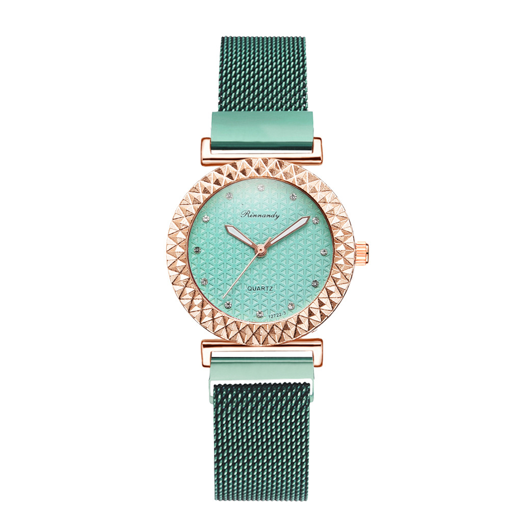 Casual Geométrico Hebilla Magnética Cuarzo Relojes De Mujer display picture 28