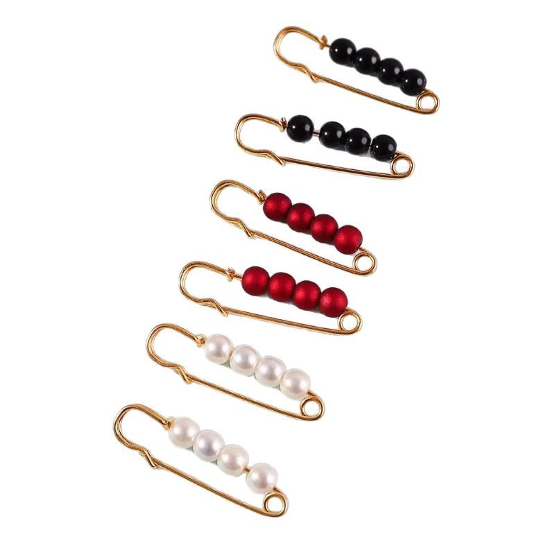 Falda con hebilla de cintura de perlas, circunferencia de cintura grande, cambio de artefacto, hebilla anti-luz, ropa, broche de diseño fijo