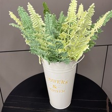 蕨叶铁树叶手工编织毛线仿真花DIY婚礼针织花艺成品伴手礼物批发