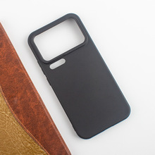 适用红米note15Pro手机壳小米17promax保护套纯黑素材tpu磨砂软壳