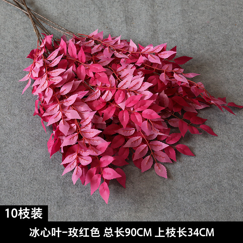 玫红色仿真花婚礼婚庆场地场景布置道具装饰花艺花材花束假花批发|undefined
