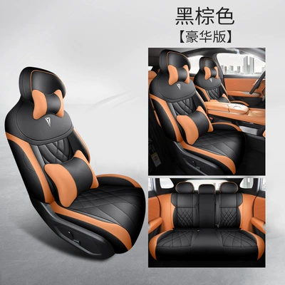 Modelə uyğun (Original) oturacaq örtükləri — Changan dark blue S07 Special - black-brown-deluxe-edition-dark-blue-s07-special-five-seater-full-surround