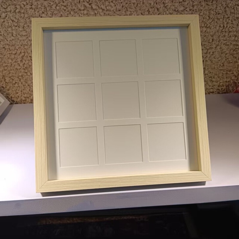 Handmade four-panel 10x10 oil painting square photo frame DIY gift for friends and couples in the living room, study, or bedroom Handmade four-panel 10x10 oil painting square photo frame DIY gift for friends and couples in the living room, study, or bedroom