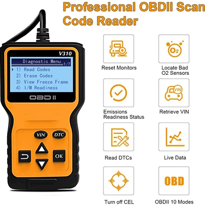 Avtomobil diaqnostika alətləri Tool Obd2 Code Reader
