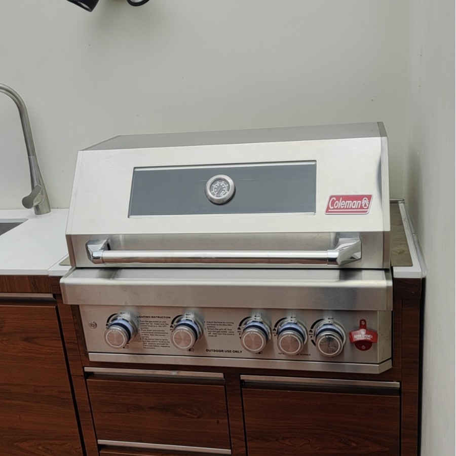 Artesanos al aire libre incrustados estufa de barbacoa actualizada casa patio parrilla de barbacoa de gas carbón parrilla