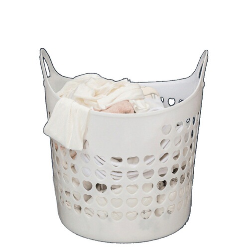 Folding Laundry Basket for Home Bathroom Ventilated Perforated Windbreaker Pants Dirty Clothes Hamper Storage Basket Instagram Style
