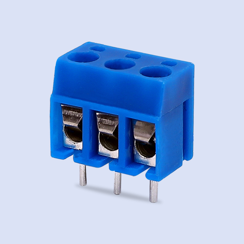 Kf300ピッチ5.08mmネジ式pcbターミナルスプライシング接続ポスト銅製ブルー2p 3p|undefined