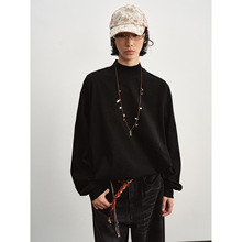 [ʶʱ]��Ʒ���ް�������п��ɳ��䴿ɫoversize����T������V9649