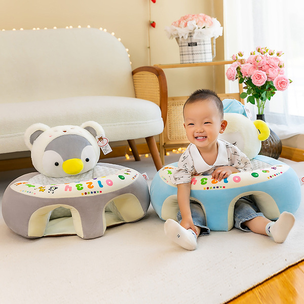 Summer silk cartoon plush sofa for baby
