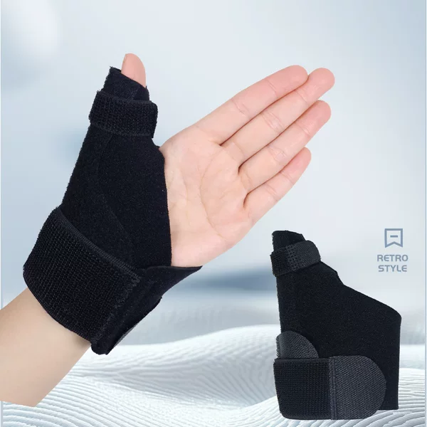 Cross-border sports wrist protection thumb joint fixed set spring strip support pressure thumb tendon sheath wrist guard