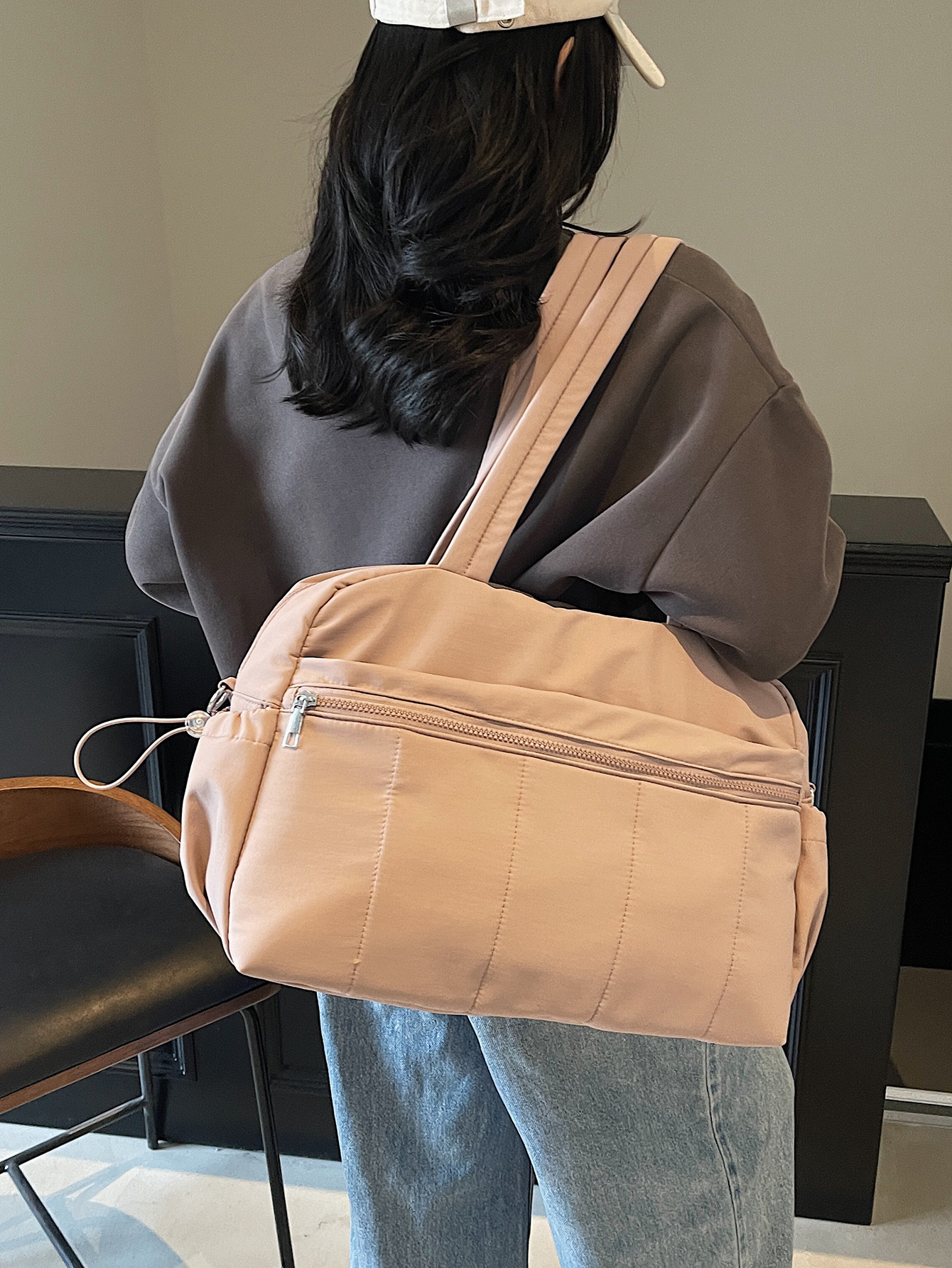 Transfronterizos nuevos bolsos de viaje de moda para mujeres bolsas de equipaje ligeras de gran capacidad bolsas deportivas de gimnasio bolsas de hombro