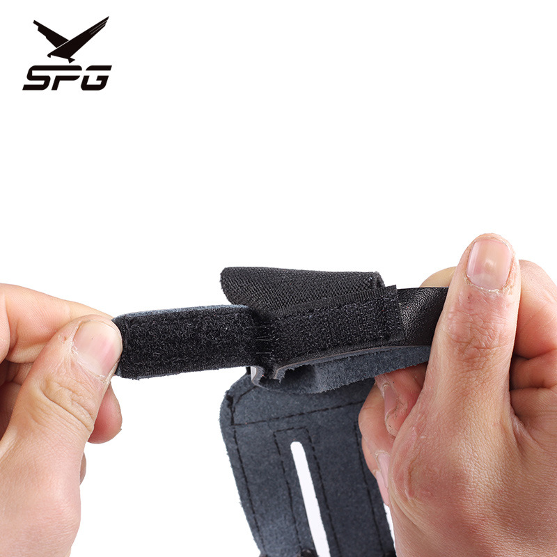 弓箭射箭护具三指护指 传统美猎反曲弓手指手套 护指训练拉弓配件