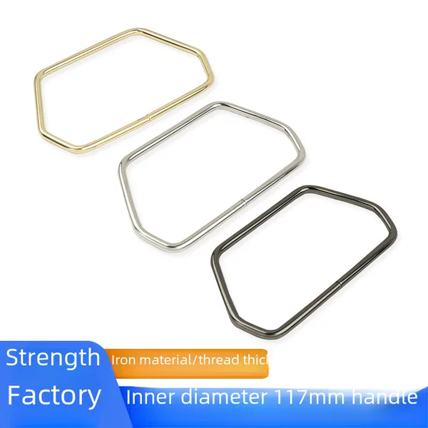 Metal Hand-in-Hand Handle Accessories DIY Bag Accessories Hexagon Trapezoidal Bag Handle Handle Bag Hardware Accessories
