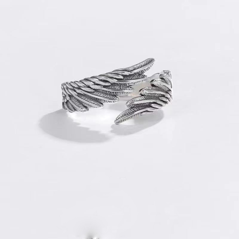 Classic Style Streetwear Wings Alloy Valentine's Day Couple Rings display picture 2