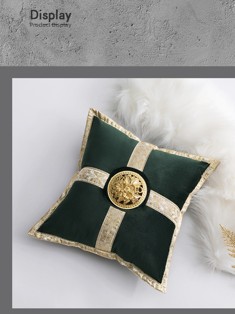 Cross-Border explosion European and American creative incense burner seat pillow aromatherapy pillow with core Middle East luxury home decoration ince_voghion.com
