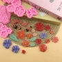 轨迹巧克力滴胶桃枝扶桑花