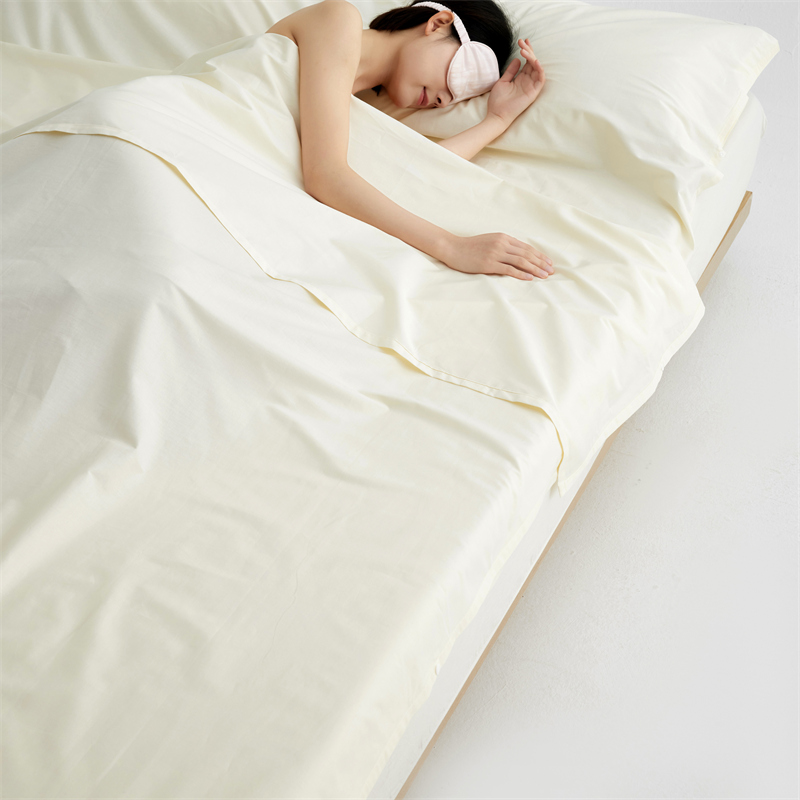 여행용 침낭 - 아이보리 화이트