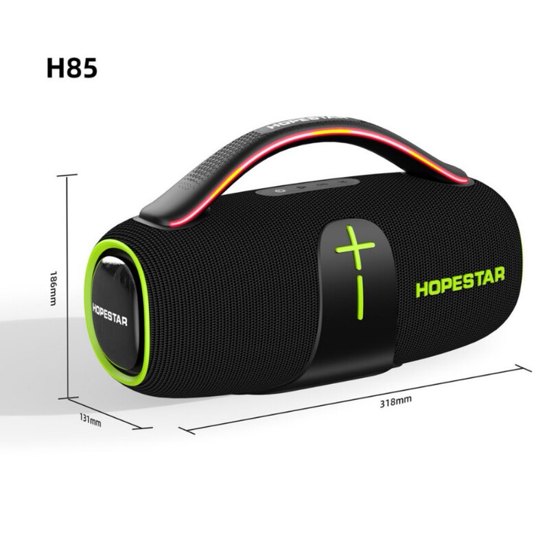HOPESTAR H85 ポータブルワイヤレス Bluetooth スピーカー屋外防水サブウーファーハイパワーカードオーディオ|undefined