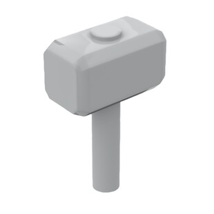 [50G minimum order] Cross-border MOC bricks are compatible with Lego 75904 minifigan spare parts Thor's Hammer Square Hammer
