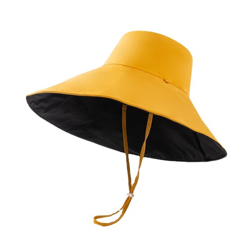 MEETSUNNY Japanese-style minimalist brim fisherman hat ice silk sunshade outdoor UV protection sun hat