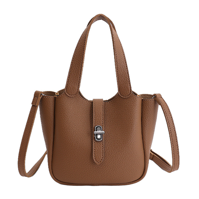 Bolso para mujeres 2026 venta caliente nuevo nicho coreano bolso de cubo portátil de textura alta moda lujosa bolsa de mochila