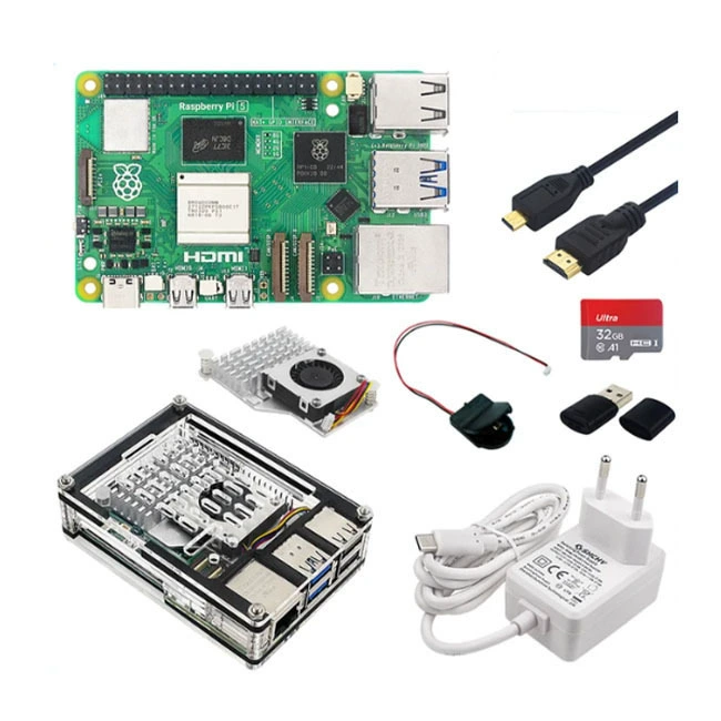 Новый оригинальный набор Raspberry Pi 5 для разработки, плата разработки Raspberry Pi 5, память 4GB/8GB