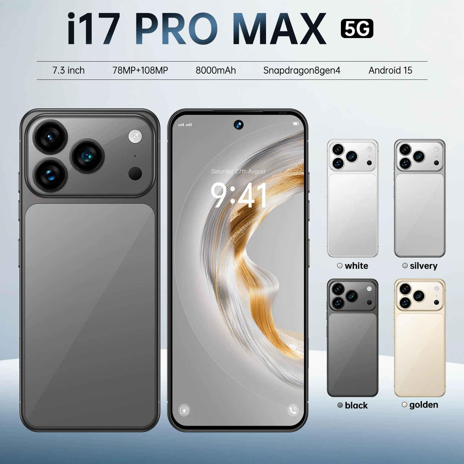 (Кросс-бордерная торговля), мобильный телефон, intel core i17, 17 pro max, 4G, 7.3 дюйма, широкий экран, Android 12