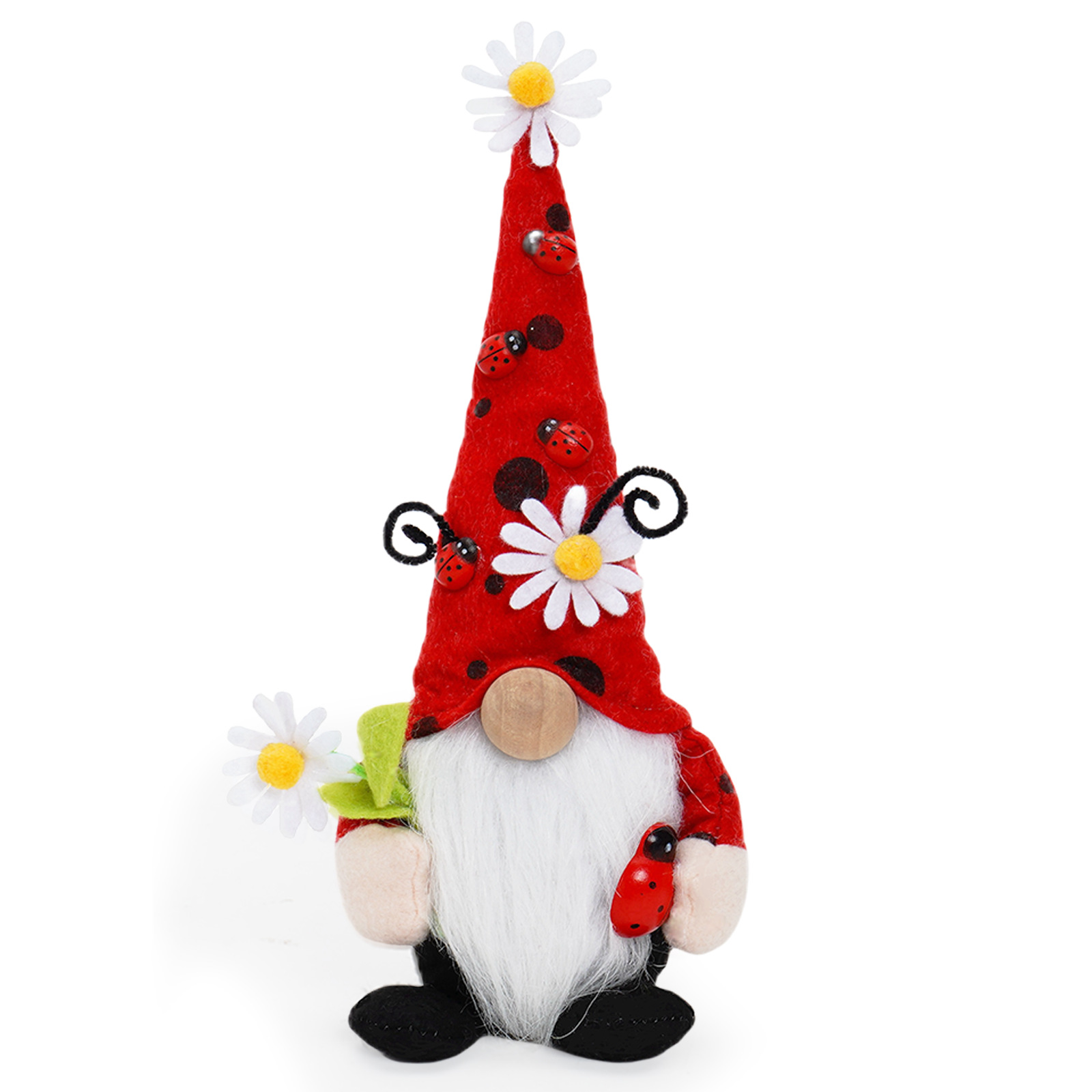 Primavera sin rostro anciano mariquita sin rostro muñeca sentada muñeca creativa sin rostro anciano Regalo De vacaciones decoración al por mayor